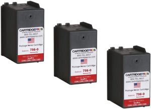 3-Pack replacement compatible SL7980 Ink Cartridges for SendPro C200, C300
