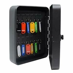 Audiology 48 Slot Key Lock Box Combination Lock Wall Mounted Key Cabinet with...