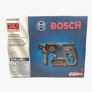 NEW Bosch 11536VSR 36V Cordless Rotary Hammer Kit w/ Batteries &amp; Charger SDS+