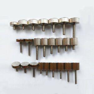 M3 M4 Ni-Plated Steel Knurled Thumb Screws PC Computer Case Hand Grip Knob Bolts