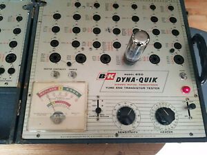 Dyna-Quick Model 650 Vintage Vacuum Tube Tester-WORKING