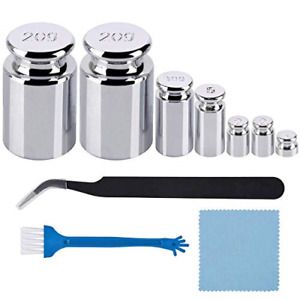 Calibration Weights Set, 1g 2g x2 5g 10g 20g x2, Total 60g, Gomigle Premium for