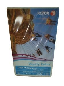 Xerox Vitality Colors Paper, 8.5 x 14&#034;, 20lb, Pastel, 500 sheets, Made in USA