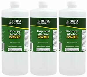 Duda Energy x 950ml Bottles of 99.9+% Pure Isopropyl Alcohol Industrial Grade...