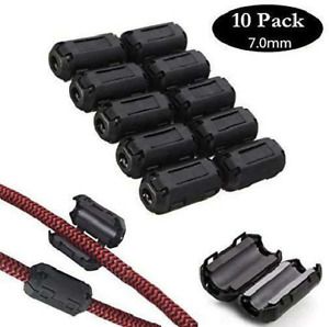 Noise Filter Cable Ring Anti-Interference for Telephones Tv Speakers Video Radio