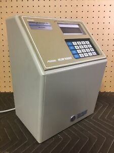 Amano Microder MJR7000 Time Recorder Clock Tested - Read 100 Time Cards Included