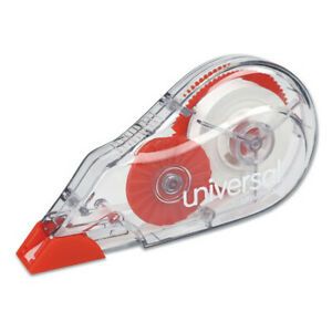 UNIVERSAL UNV75616 Correction Tape Dispenser, Non-Refillable, 1/5&#034; x 315&#034;, PK10