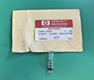 HEWLETT PACKARD 1450-0049 CLEAR LIGHT INDICATOR LAMP TYPE 1 NEON