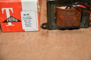 VINTAGE NOS Triad Utrad N-IX Stepdown Autoformer 230/115V 50 Watts 60 CPS W/Box