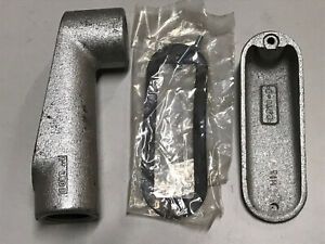 Crouse Hinds 1&#034; Conduit Box Body LBD3 LBD &amp; LBD300 Cover
