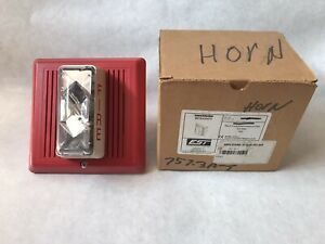 EST / EDWARDS SYSTEMS 757-3A-T Temporal Horn / Strobe 24VDC Red