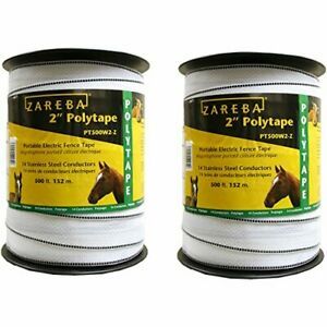 Zareba Systems 2&#034; Poly Tape 2 Pack 500&#039;