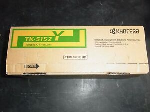 Genuine Kyocera TK-5152Y Slightly damaged box Please read ad and see photos