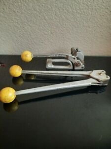 Vintage Stanley Strap Banding Tools Crimper and Tensioner