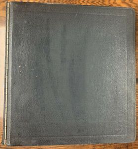 Vintage Wilson Jones Black Heavy Duty Metal 3 Ring Binder Made in U.S.A. 344-44L