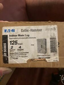 Eaton BR24L125SP Main Lug Load Center Circuit Breaker Panel 125 Amp