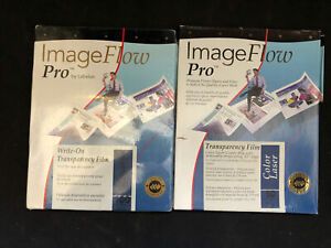 Image Flow Write On Transparency Film 100 Sheets Laser Printer 50 Sheets
