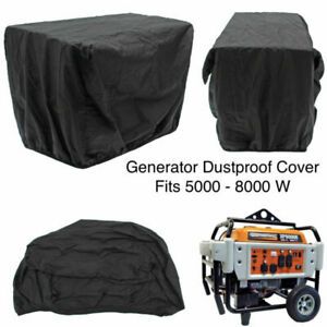 Universal Storage Cover For Large Portable Generator 32.5 x 24.5 x 21.25 Inch Bl