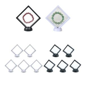 10pcs Jewelry Display Frame 3D Floating for Bracelets Rings Medallions