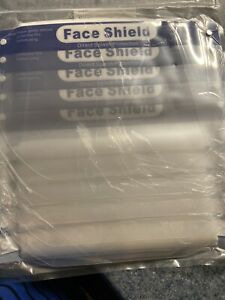 10 Safety Full Face Shields Reusable Washable Protection Cover Face Masks