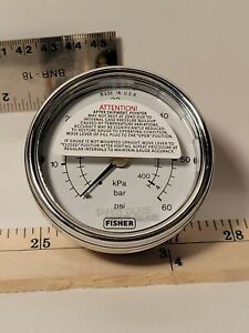 fisher pressure gauge 19B3091X012