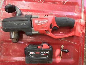 Milwaukee 2707-20 M18 Fuel Hole Hawg 1/2&#034; Right Angle Drill w/ 9.0ah Battery