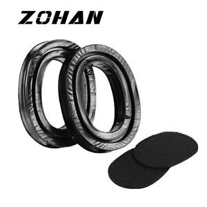 One Pair Silica Gel Ear Pads for 3M Peltor Earmuffs ZOHAN Replacement EarCushion
