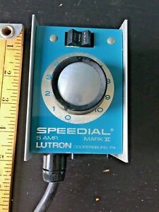 Vintage Lutron Speedial Mark II Motor Speed Control 5 amp TESTED