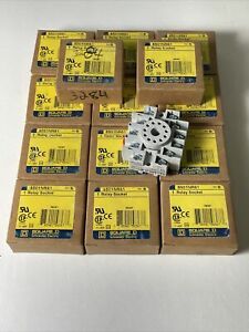 *Lot of 14* NEW IN BOX Square D  8501NR61 11 PIN Single Tier Relay Socket