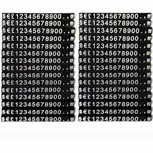uyoyous Price Cubes 510 Pieces Adjustable Price Tag Display Signs Counter Number