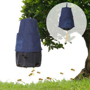 3 Layers Beekeeping Tools Bee Cage Catch Bees Wild Recruit Black 40cm CHIC tb