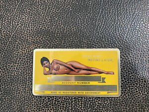 VINTAGE Black Woman Social Security Card; 50s/60s Nude; &#034;Play Now, Retire Later