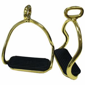Coronet 213021 4.75 in. Double Safety Brass Irons with Cross Loop