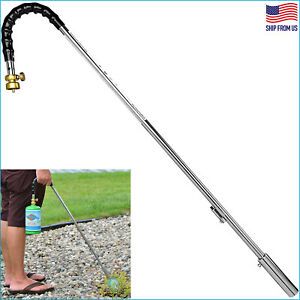 33&#034; Propane Torch Weed Burner with Integrated Self-Igniter Lighter 24,000 BTU