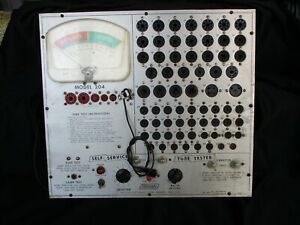 Vintage MERCURY Model 204 Table Top Tube Tester ~ Serial No. 362150 ~ Works