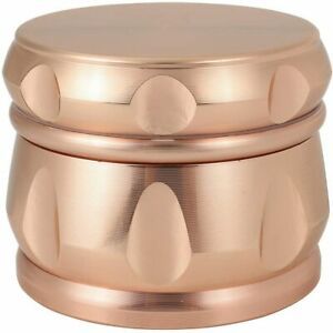 4 Piece 2.5 Spice Herb Grinder with Pollen Scraper Zinc Alloy Crusher with Razor