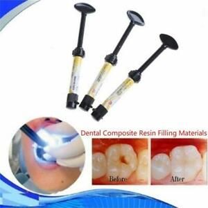 Universal Dental Syringe Composite Curing Light Resin Dental!* Materials E5D8