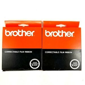Lot Of 2 Brother Correctable Film Ribbon 1030 Black Typewriter Factory Sealed