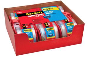 New Products Scotch Heavy Duty Shipping Packaging Tape 1.88 Inches x 800 Inches