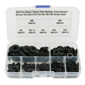 Screw Flat Washer Set Tool 7 Sizes Assortment Bolt M2/M2.5/M3/M4/M5/M6/M8