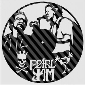 DXF CDR  File For CNC Plasma Laser Cut - Pearl Jam Clock Cutting File