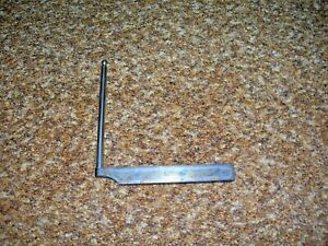 STARRETT TOOL POST HOLDER 3/8 X 3/4 X 6 with 5/16 dia. x 5-1//2 long / LATHES