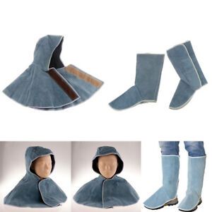 1 Set Welding Spats Boot Cover Heat/Abrasion Resistant Flame Shoes Protector 12