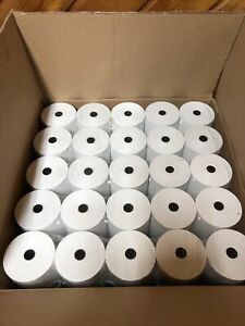 3-1/8&#034; x 230&#039; THERMAL POS RECEIPT PRINTER ROLL PAPER BPA FREE 50 Rolls