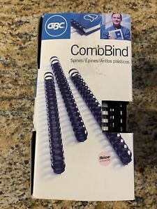 GBC 1&#034;/25mm CombBind Spines Qty 37 New