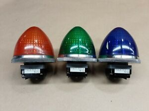 Lot of 3 Maruyasu Electric Light BLR-30H-C, BLR-30G-C, BLR-30O-C #1108F53*AD