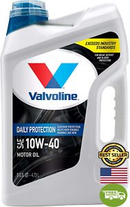 Valvoline Daily Protection SAE 10W-40 Conventional Motor Oil 5 QT