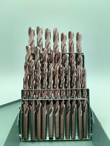 26 PC USA Cobalt Drill Bit Letter Set A to Z Heavy Duty Jobber 135 Degree