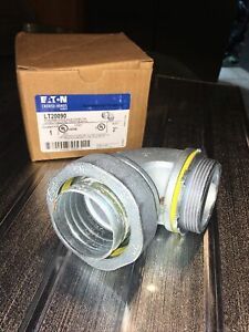 EATON Crouse-Hinds 90’ Angle Male Connector w/o Throat Bushing 2” LT20090