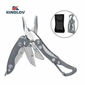 KINDLOV Folding Pliers Multitool Knife Wire Stripper Cable Cutter Tool Set Elect